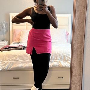 Hot Pink Mini Skirt